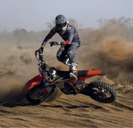  ??  ?? "I was filming a desert race and got caught out in a huge downpour... I got all fogged up, and pulling focus on the dirt bikes was becoming an issue. However, I was able to quickly switch to C-AF mode and track the bikes without issue. It really saved the day."