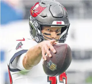  ?? REUTERS ?? Tampa Bay Buccaneers quarterbac­k Tom Brady is the NFL’s all-time leader in touchdown passes.