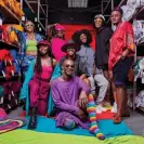  ?? Photograph: Shop Zetu Production Team ?? Colourful fashion from Bold Network Africa and Vivo.