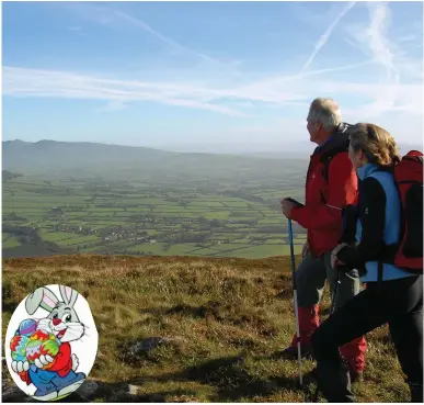  ??  ?? Taking in the scenery of the Ballyhoura walking festival, which will this year mark its 24th year.