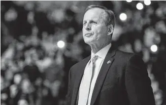  ?? Sean Rayford / Associated Press ?? Rick Barnes has done at Tennessee what he did at Texas for so long — win. The coach has guided the top-ranked Volunteers to a 20-1 record,the latest win coming Saturday against Texas A&amp;M.
