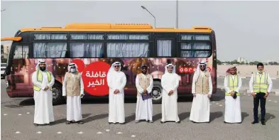  ??  ?? Abdulaziz Al-Batain, Omar Al-Thuwaini and Mijbil Alayoub with the team.