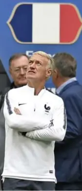  ?? FOTO AP ?? Bondscoach Didier Deschamps.