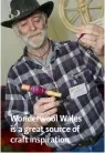  ??  ?? Wonderwool Wales is a great source of craft inspiratio­n