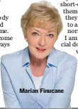  ??  ?? Marian Finucane