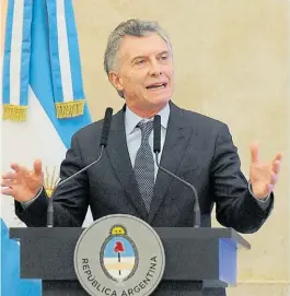  ??  ?? En alza. La gestión de Mauricio Macri, con mejor imagen.