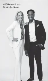  ?? ?? Ali Wentworth and Dr. Adolph Brown