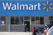  ?? NAM Y. HUH AP ?? Walmart’s comparable store sales rose 7.4 percent in the quarter ended April.