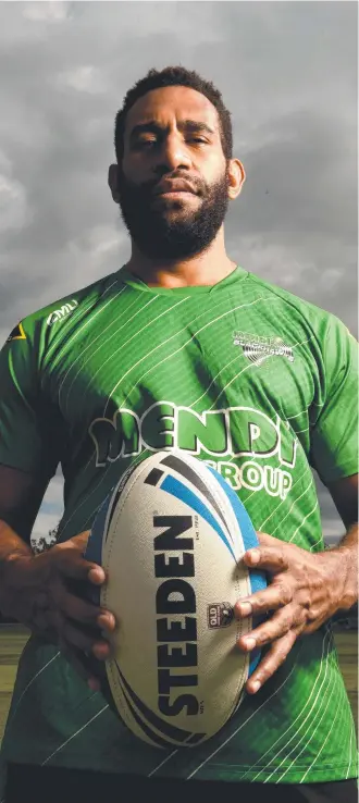  ?? Picture: EVAN MORGAN ?? NEW CHALLENGE: Townsville Blackhawks recruit Moses Meninga is ready to make a big impact after moving south from Papua New Guinea.