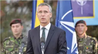  ?? - File Photo ?? STEPS TAKEN TO ADDRESS PROBLEM: Speaking after talks with NATO ministers, NATO chief Jens Stoltenber­g said the issue had been a priority when he visited Afghanista­n recently with senior military leaders and steps were being taken to address the problem.