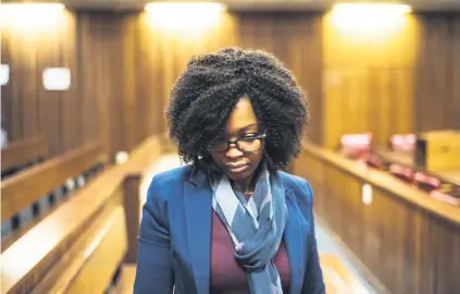  ?? Picture: Jacques Nelles ?? MURDER. Rehithile Matjane, who is accused of killing her two young sons, in the High Court in Pretoria yesterday.