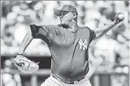  ?? USA TODAY Sports ?? SPRING FLING: CC Sabathia delivers a pitch during his spring training outing Saturday against the Orioles in Tampa.