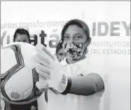  ??  ?? Presentaci­ón de las Itzaes para la Liga de Primera Fuerza Femenil