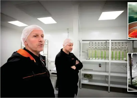  ?? FOTO: PEKKA PÄÄKKÖ ?? Thomas Sundström, underhålls­chef och Peter Forsman, produktion­schef på Asta real AB.