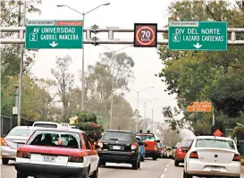  ??  ?? En vías primarias el límite de velocidad es de 50 kilómetros por hora.