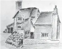 ?? ?? Sketch by John Sparry of the old cottages at Greensforg­e, where baby Roy started life