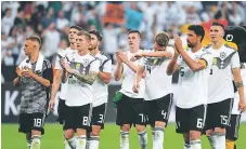  ??  ?? Alemania se covonó en Bvasil 2014 y es candidata en Rusia 2018.