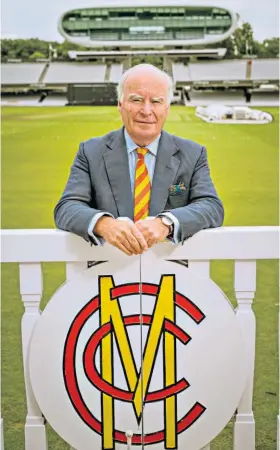  ?? ?? Experience: Gerald Corbett is a former chairman of MCC, which leads worldwide initiative­s