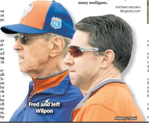  ?? Anthony J. Causi ?? Fred and Jeff Wilpon