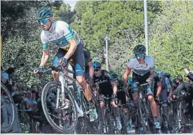  ?? FOTO: EFE ?? Alejandro Valverde, ganador de la edición 2017 de la Volta en las rampas de Montjuïc