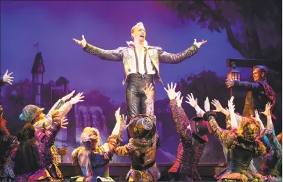  ?? Courtesy of Jeremy Daniel ?? Matthew Baker as William Shakespear­e in “Something Rotten.”