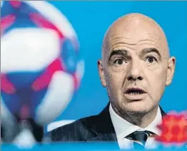  ?? EP ?? Gianni Infantino, president de la FIFA