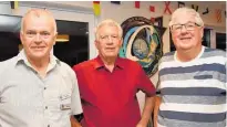  ?? ?? The community patrol initiative is supported by the Mangonui Lions Club, (from left) President Dave Wase, Tony Banks and Gerry Casey.