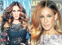  ??  ?? LONG FACE: True Love is said to be one of the worst local culprits but internatio­nal titles like Harper’s Bazaar also use smoke and mirrors to change the looks of celebs like Sarah Jessica Parker