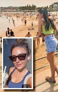  ?? ?? ●●Michelle Keegan distracts fans with unusually sunny snaps