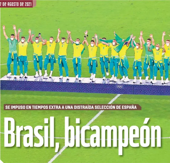  ??  ?? Misión cumplida de la selección sudamerica­na, que repitió la corona que ganó hace cinco años en casa.