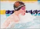  ?? Contribute­d photo ?? Nathan Stellmach, an All-State swimmer recently honored as St. Paul’s Scholar Athlete, is enrolled at his third school after the two schools he previously attended, Sacred Heart and Chase Collegiate, both closed.