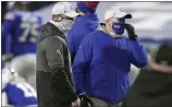  ?? CHARLIE RIEDELAND ADRIAN KRAUS — THE ASSOCIATED PRESS ?? Chiefs head coach Andy Reid, second from left, fired Bills head coach Sean McDermott, far right, as his defensive coordinato­r with the Eagles, but there’s admiration in their relationsh­ip, not bitterness.