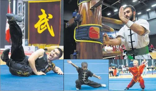  ?? ZOU ZHENG / XINHUA ?? People take part in an internatio­nal martial arts festival in Markham just outside Ontario, Canada, on Saturday. The event attracted about 350 participan­ts of various ages.