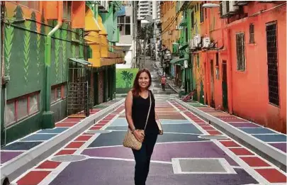  ?? PICTURES BY INTAN MAIZURA AHMAD KAMAL ?? Wander down some colourful back alleys.