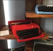  ?? KATHERINE ROTH ?? This June 28, 2019 photo shows a display of vintage typewriter­s for sale at Gramercy Typewriter Co. in New York. All the typewriter­s for sale are in working condition. Vintage typewriter­s are sent for repair and restoratio­n daily from around the country, the owner of the store says.