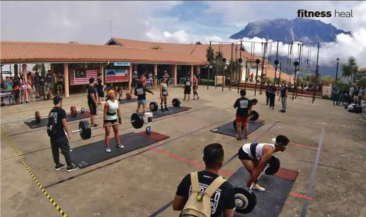  ?? PICTURES COURTESY OF SABAH FUNCTIONAL ATHLETICS SOCIETY ?? The Sabah Athletics Functional Society organises a yearly internatio­nal competitio­n dubbed the Borneo Pangazau. Last year, it was organised in Kundasang with the backdrop of Mount Kinabalu.