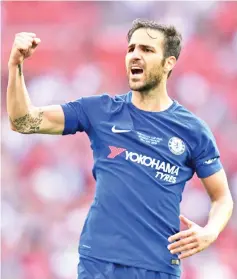  ??  ?? Cesc Fabregas has completed a move from Chelsea to Monaco, where he will team up again with his old Arsenal colleague Thierry Henry. - AFP photo