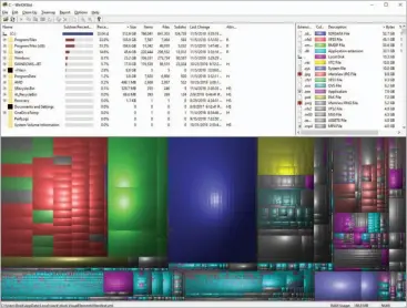  ??  ?? Windirstat is powerful, though intimidati­ng.