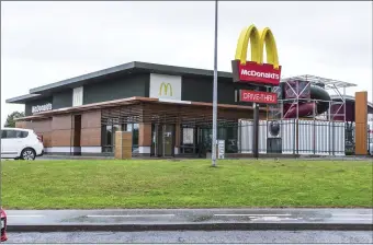  ?? Pic: ?? McDonalds is expanding their drive-thru restaurant at Sligo Retail Park Carraroe. Donal Hackett.