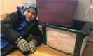  ?? Photograph: no credit ?? James Guy, six, with his worm farm.