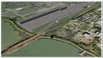  ?? GREATER ANGLIA. ?? An artist’s impression of the £70 million new depot to be built at Brantham.