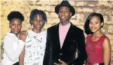  ?? Picture: BRIAN WITBOOI ?? THE LAST LAP: Ithembelih­le Comprehens­ive School pupils, from left, Bongiswa Gulwa, Anelisa Mtshasheni, Aphiwe Mabeqa and Othandwayo Gqamane enjoyed their matric function at The Granary in Stanley Street on Monday