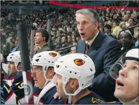  ??  ?? Bob Hartley, who has francophon­e roots, is rumoured to become the next head coach of the Montreal Canadiens.