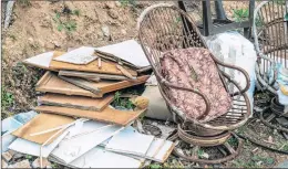  ?? 12RRF STOCK PHOTO ?? Chairs and other household discards are shown at a dump. Many places have waste-management­s projects that rescue reusable items from the landfill. Robin Hood Bay’s system doesn’t lend itself to “picking” but it would be good if there was a place to...