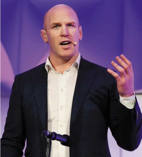  ??  ?? Former Ireland rugby captain Paul O’Connell is one of the well-known investors in the pay-as-you-go company