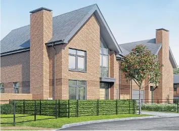  ??  ?? COMMUNITY SPIRIT: Crest Nicholson is building stunning new homes in garden villages