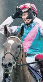  ??  ?? WINNERS Enable and Frankie Dettori