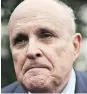  ??  ?? Rudy Giuliani