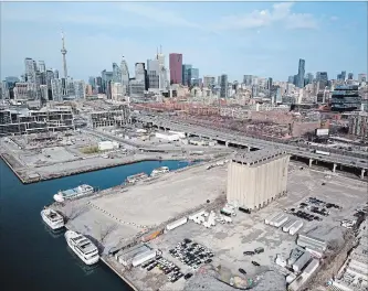  ?? HO THE CANADIAN PRESS ?? Sidewalk Labs released its draft data and privacy proposal for the Quayside developmen­t in Toronto Monday.