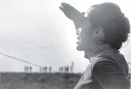  ?? PHOTO BY JON LEWIS, COURTESY OF LEROY CHATFIELD ?? Dolores Huerta at the Delano Strike in 1966.